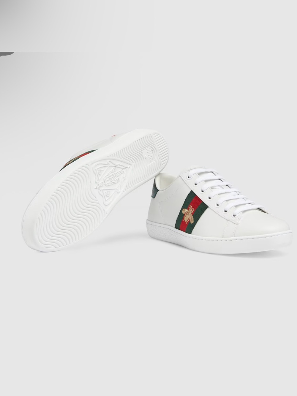 Gucci Women's Ace sneaker with bee- Size 37 - Picture 2 of 14